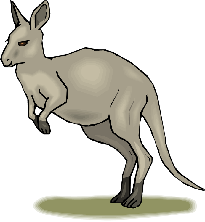 692x750 Habitat Map Clipart Kangaroo Clip Art Library