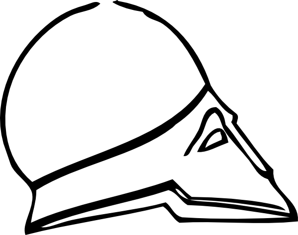 600x474 Greek Helmet 12 Clip Art