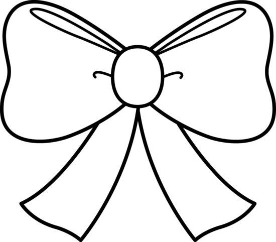 550x482 Hair Bow Clip Art