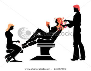 300x235 Woman Getting Her Hair Done And Toenails Painted