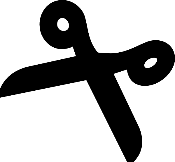 600x554 Scissors Salon Hairdresser Clip Art