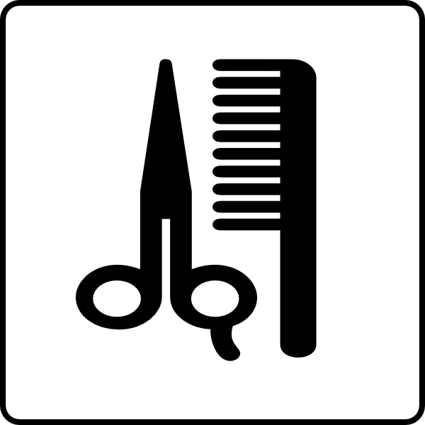 600x600 Hotel Icon Hair Salon Clip Art