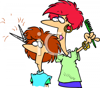 350x309 Hairdresser Clipart
