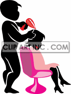 227x299 Salon Chair Clip Art