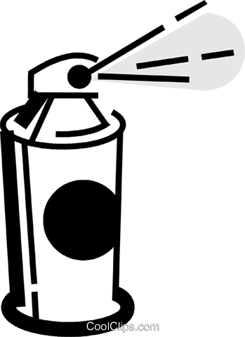 349x480 Hair Spray Royalty Free Vector Clip Art Illustration Vc072418