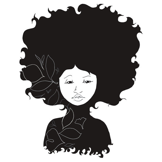 550x550 Clip Art Natural Hair Clipart