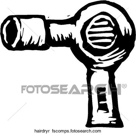 450x441 Clipart Of Hair Dryer Hairdryr