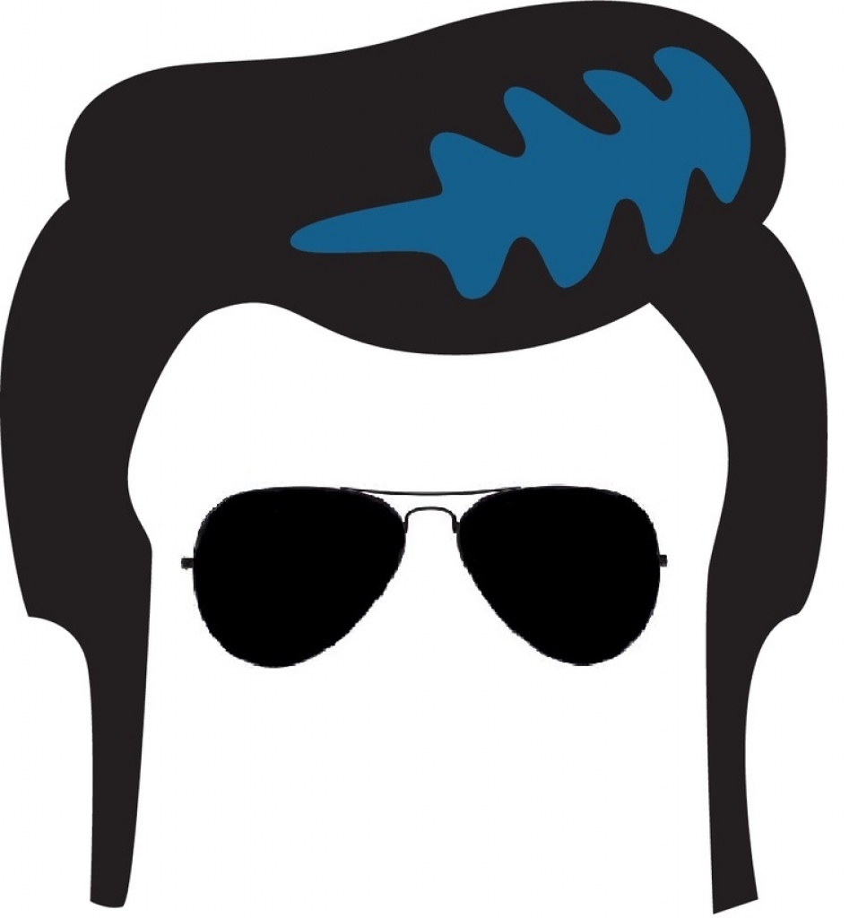957x1024 Hair Clipart Elvis Hair