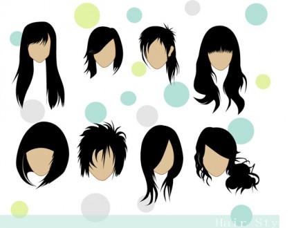 425x330 Hairstyles Clip Art Free Clipart Panda