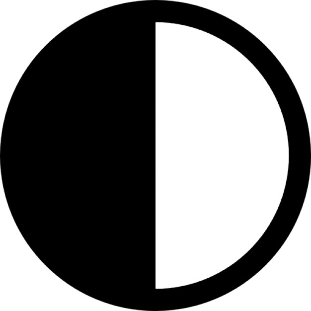 626x626 Moon Clipart Half Moon