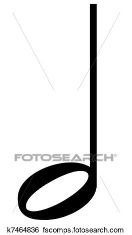 265x470 Stock Illustration Of Note The Half On A White Background K7464836