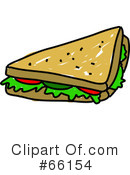 130x175 Half Sandwich Clipart