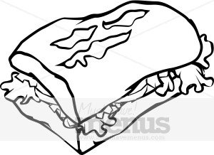 300x218 Sandwich Clip Art Lunch Clipart