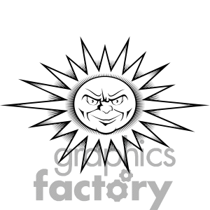 300x300 Tattoo Clipart Half Sun