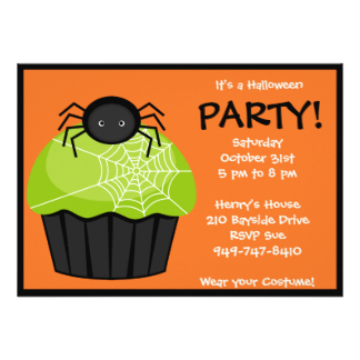 324x324 Halloween Cupcake Invitations Amp Announcements Zazzle
