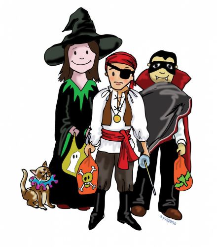 440x500 Halloween Clip Art