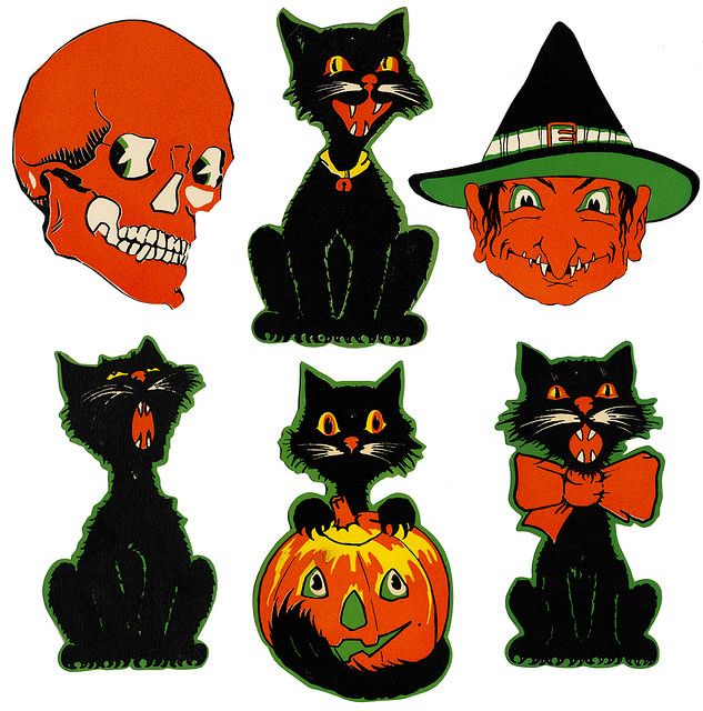 633x640 Black Cat Clipart Halloween Banner