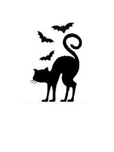 236x314 Halloween Bats Silhouettes