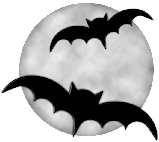 531x477 Moon And Bat Clipart