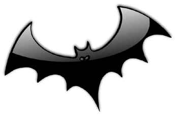 350x228 Free Halloween Bats, Witches, Cats And Spiders Clipart Graphics