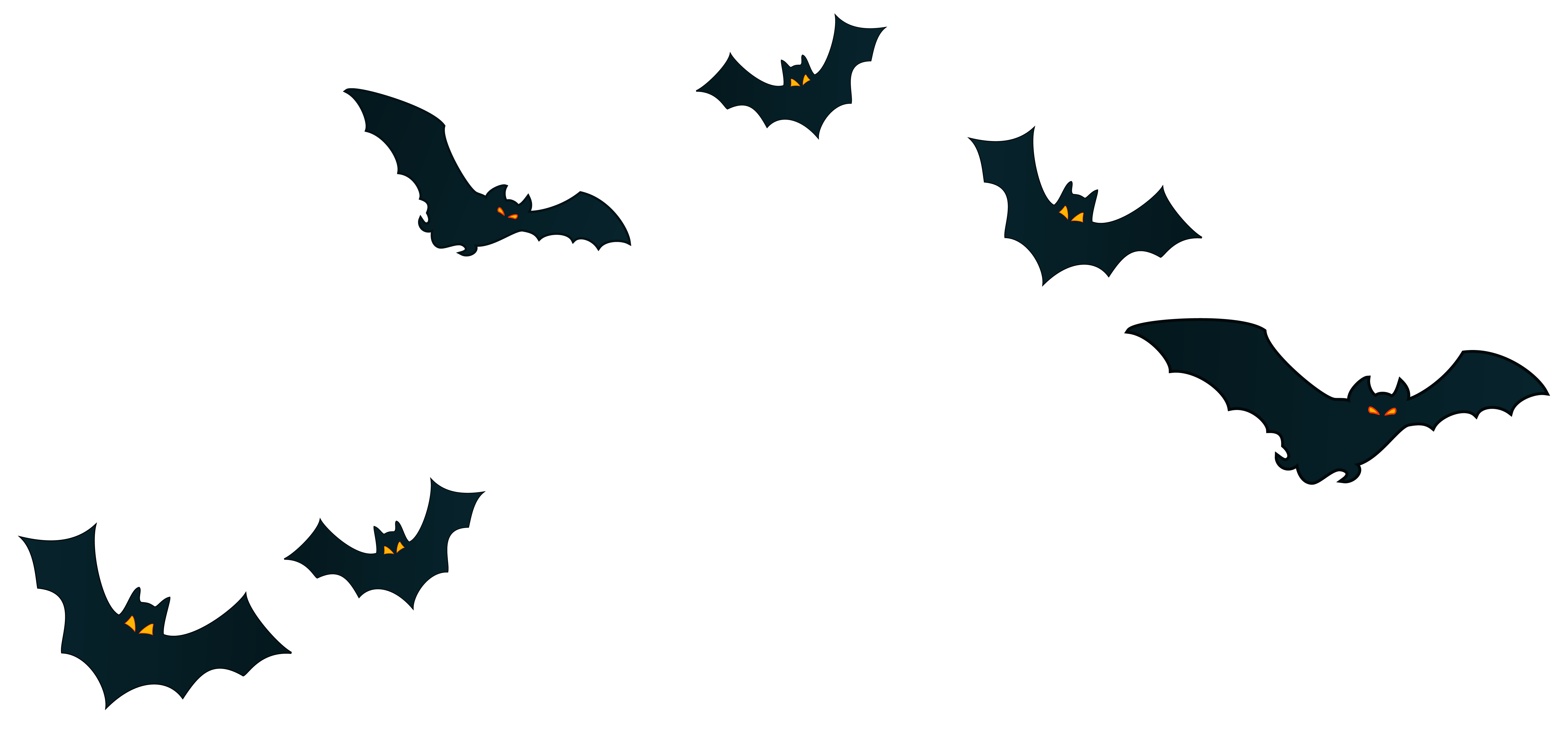 6327x2949 Halloween Bats Decor Png Clipart Imageu200b Gallery Yopriceville