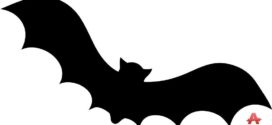 272x125 Free Vector Graphic Bat, Silhouette, Halloween, Bats