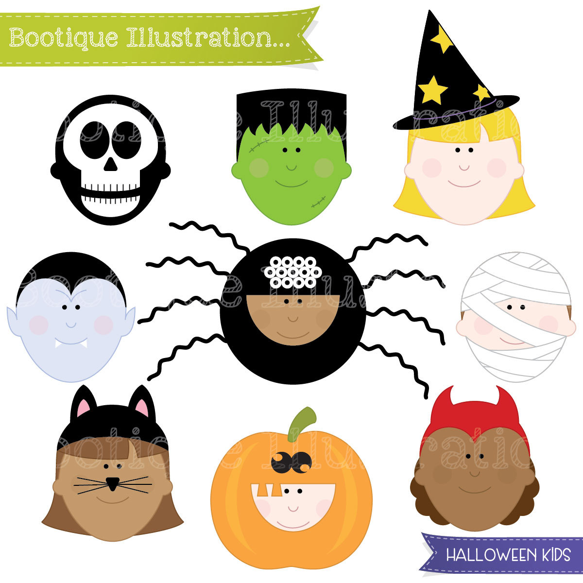 1200x1200 Halloween Kids Clipart