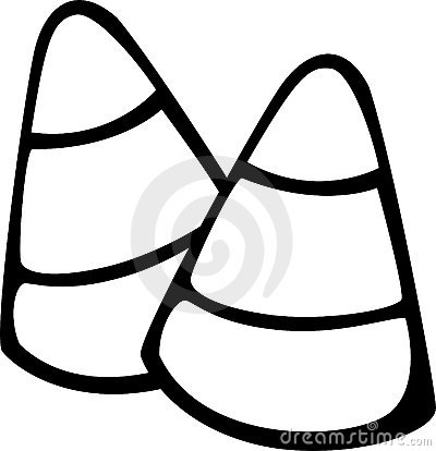 400x414 Halloween Candy Clipart Black And White