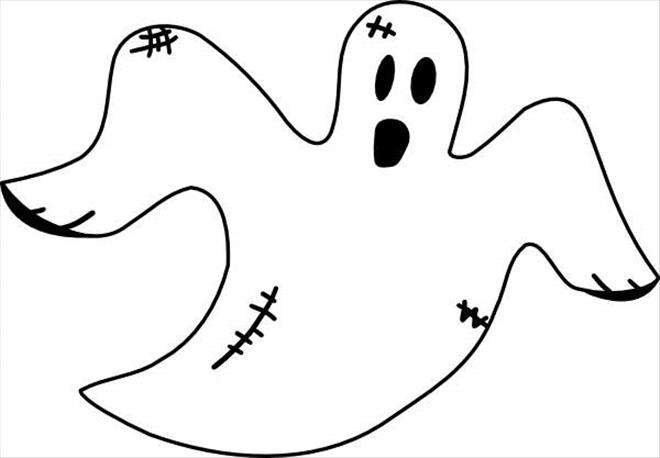660x458 Halloween Clip Art Black And White Ghost