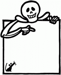 243x300 Halloween Clip Art Black And White Skeleton Special Day Celebrations