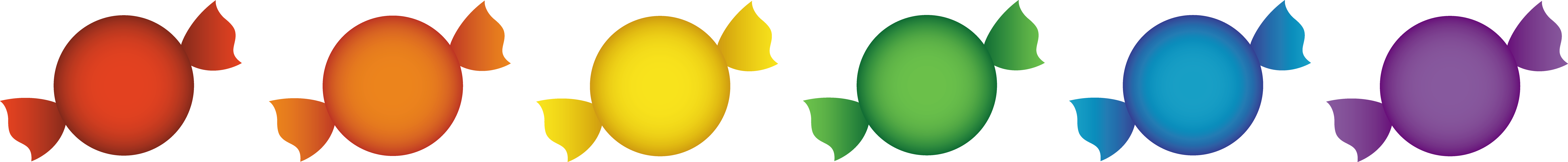 7018x725 Candy Clipart Border