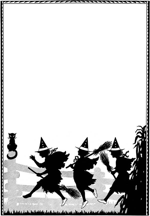 600x860 Halloween Page Border