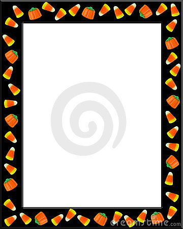 360x450 Candy Corn Page Border Clipart