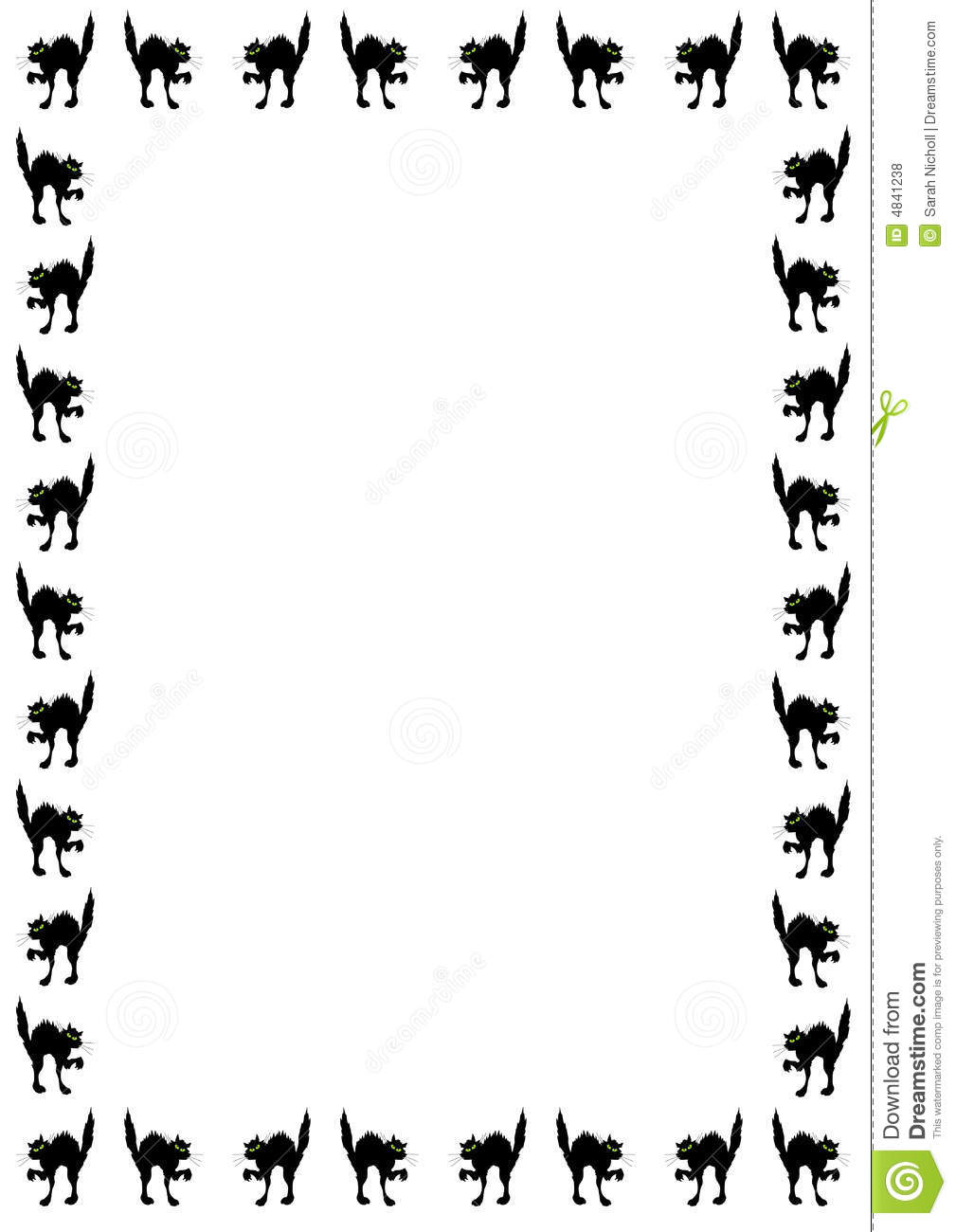 1009x1300 Halloween Border Clipart Black And White