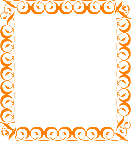 552x596 Pumpkin Border Halloween Border Free Clip Art Borders