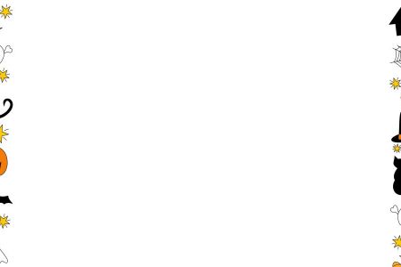 450x300 Cute Halloween Clip Art Borders