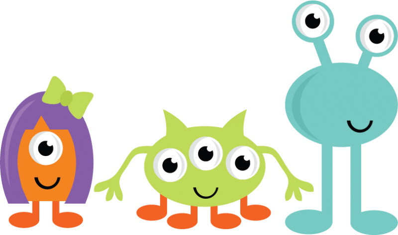 800x473 Cute Monster Clipart