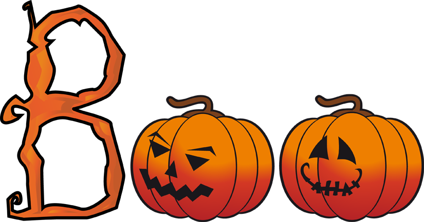 825x433 Clip Art Of The Word Boo Clipart