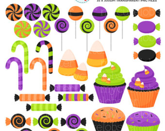 340x270 Halloween Candy Bowl Clipart
