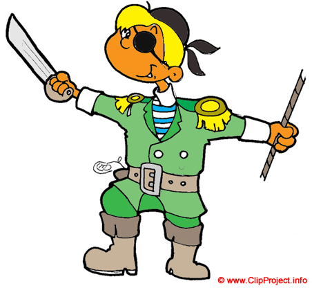 452x416 Pirate Clip Art