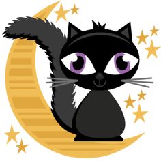 236x236 Black Cat Clipart Scrapbook