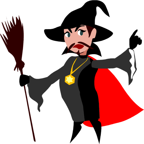 500x500 891 Halloween Witch Clip Art Images Public Domain Vectors