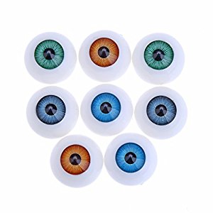 300x300 Decora 20mm Half Round Acrylic Doll Bear Craft Plastic