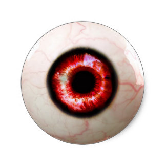 324x324 Scary Eyeball Stickers