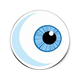 324x324 Scary Eyes Eye Eyeballs Stickers Zazzle.co.nz