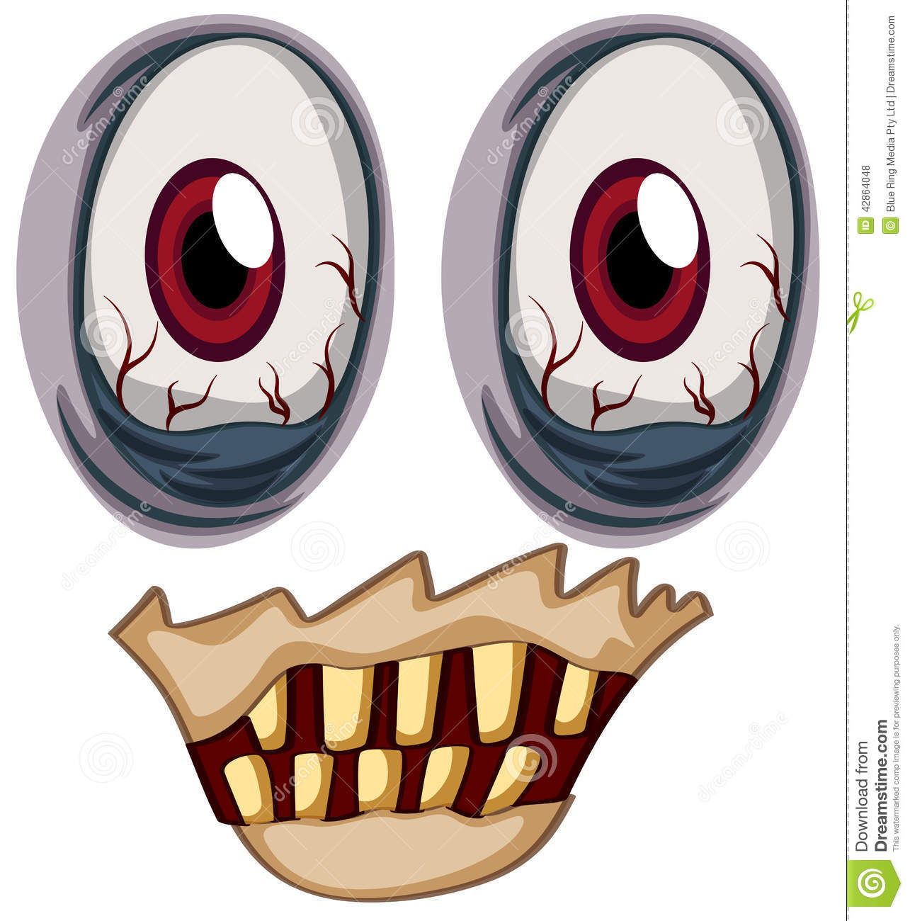 1285x1300 Eyeball Clipart Zombie