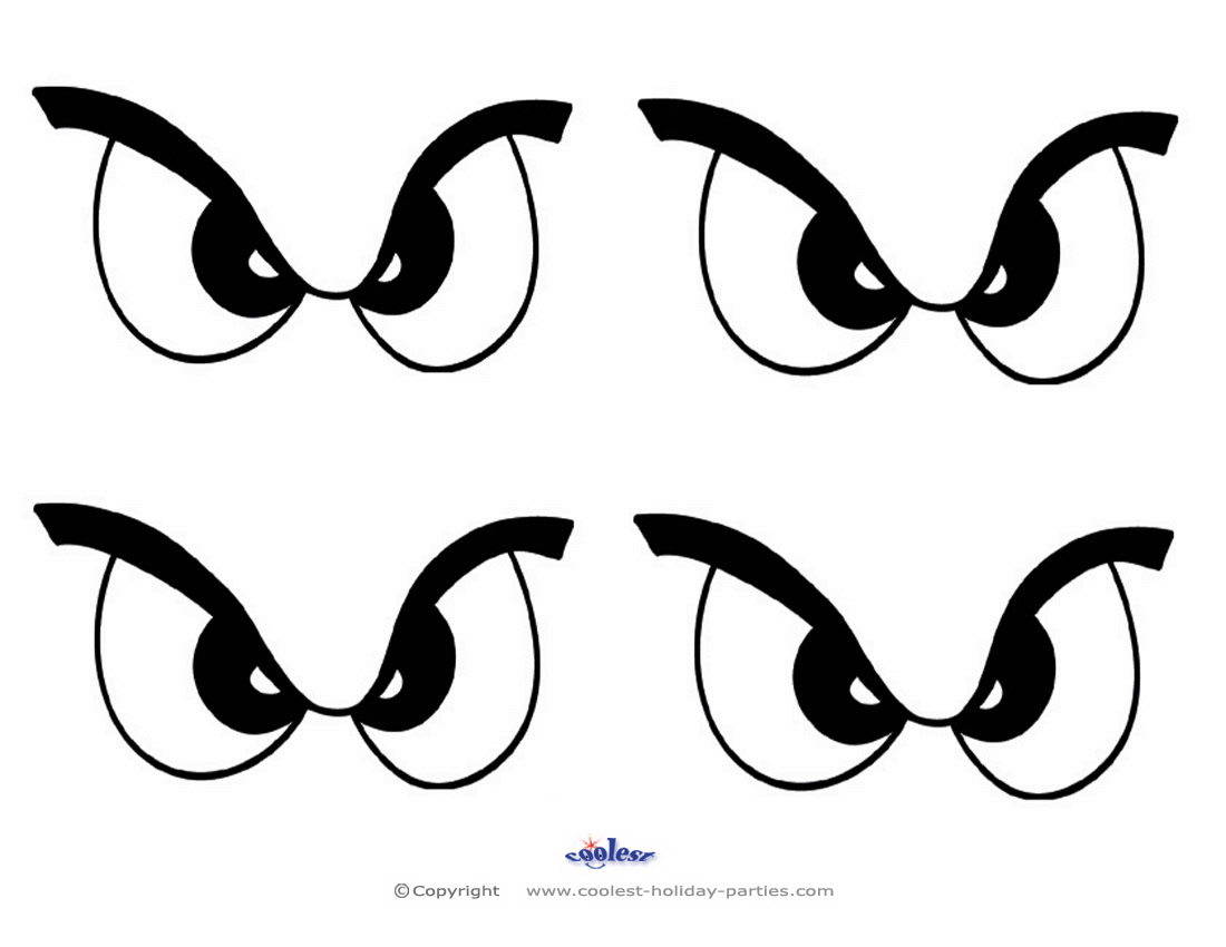 1100x850 Scary Halloween Eyes Clipart