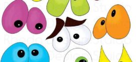 272x125 Halloween Digital Clip Art Eyes Images 9 Graphics Spooky
