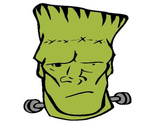 500x400 Head Clipart Frankenstein