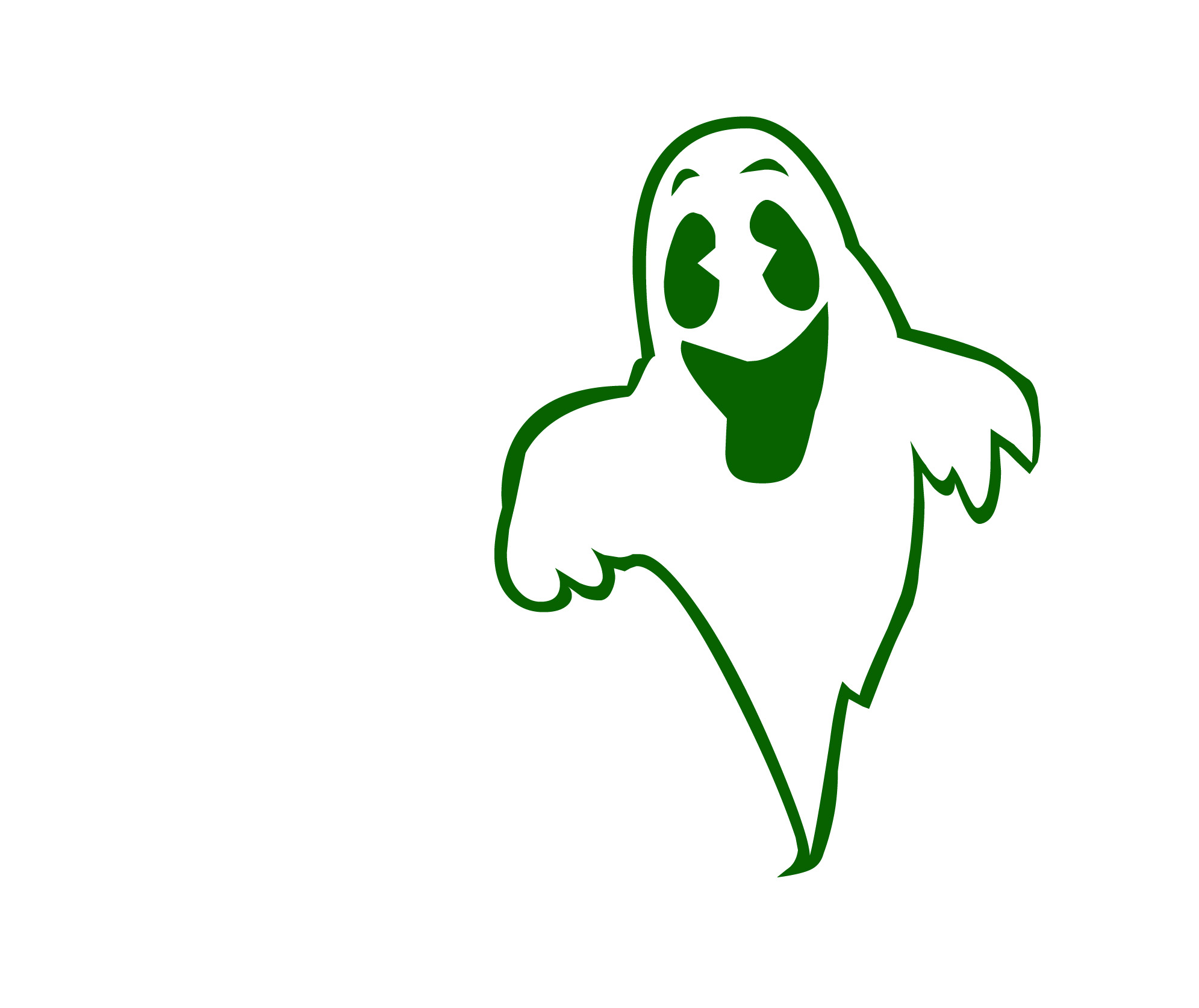1991x1674 Ghostly Clipart Happy Ghost